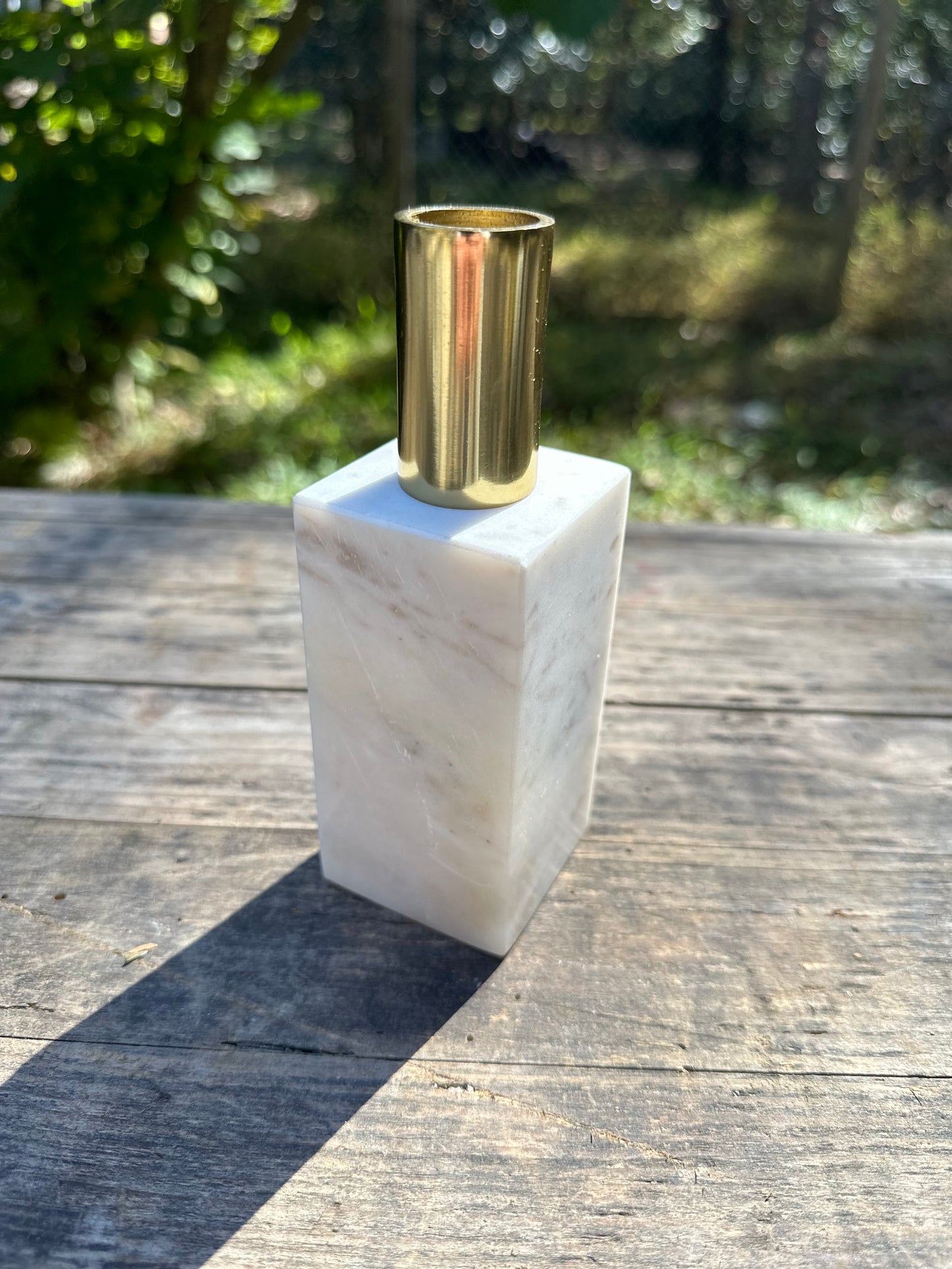 MARBLE CANDLE HOLDERS