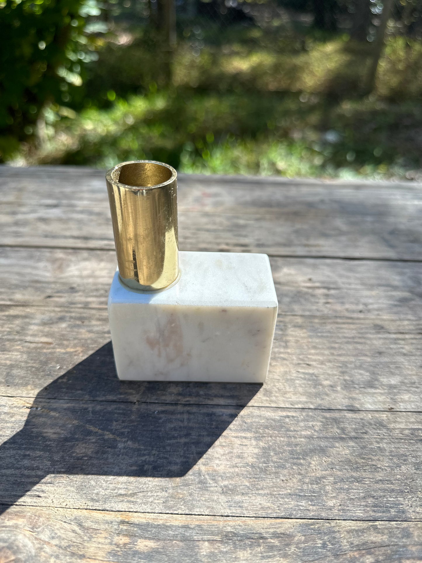MARBLE CANDLE HOLDERS