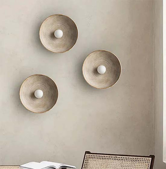 WOODEN GRAIN WALL SCONCE