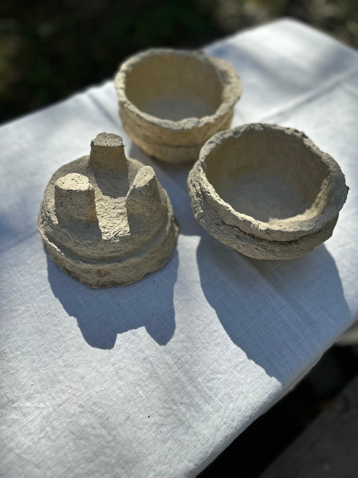 DECORATIVE PAPIER MACHE BOWLS